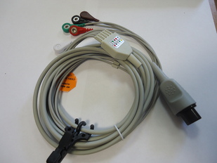 Кабель пациента ЭКГ (6 pin) для подключения пациента к монитору, (универсальный).